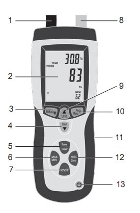 Манометр CEM DT-8920